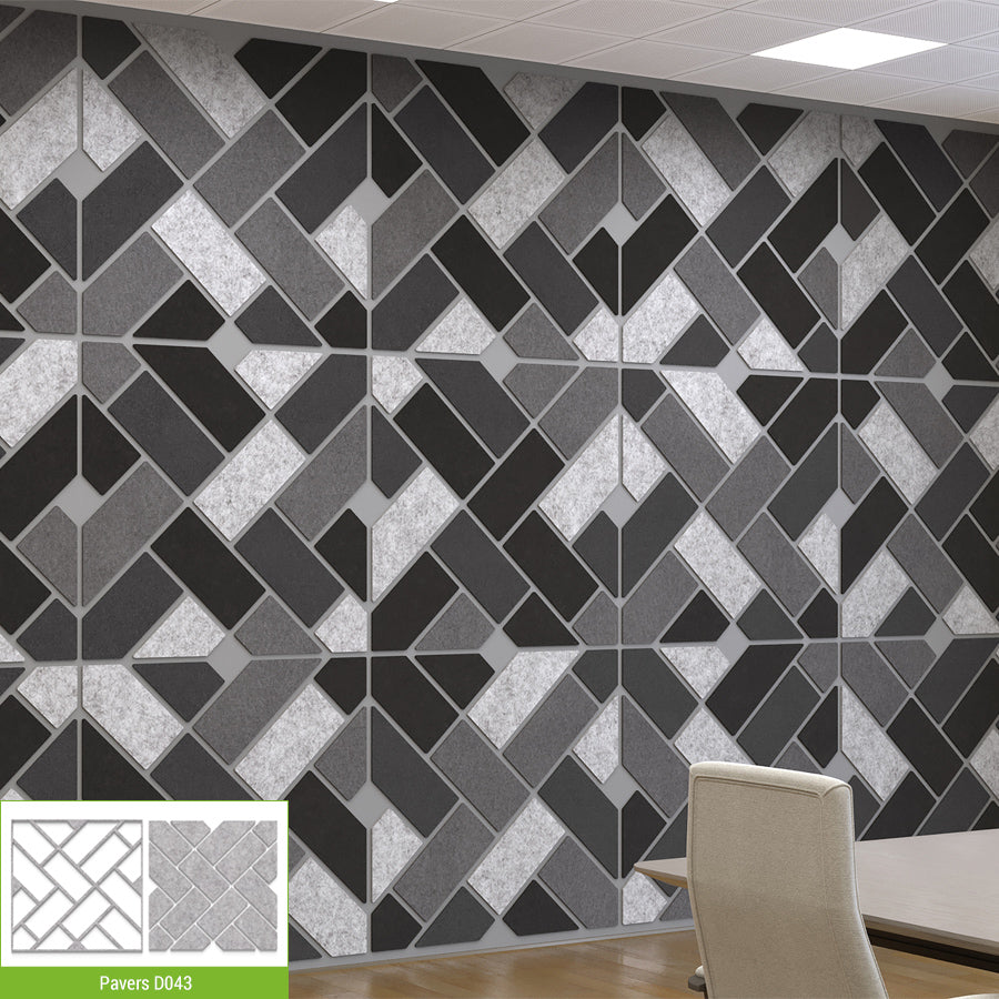 EchoDeco Acoustic Mosaic Wall Tiles