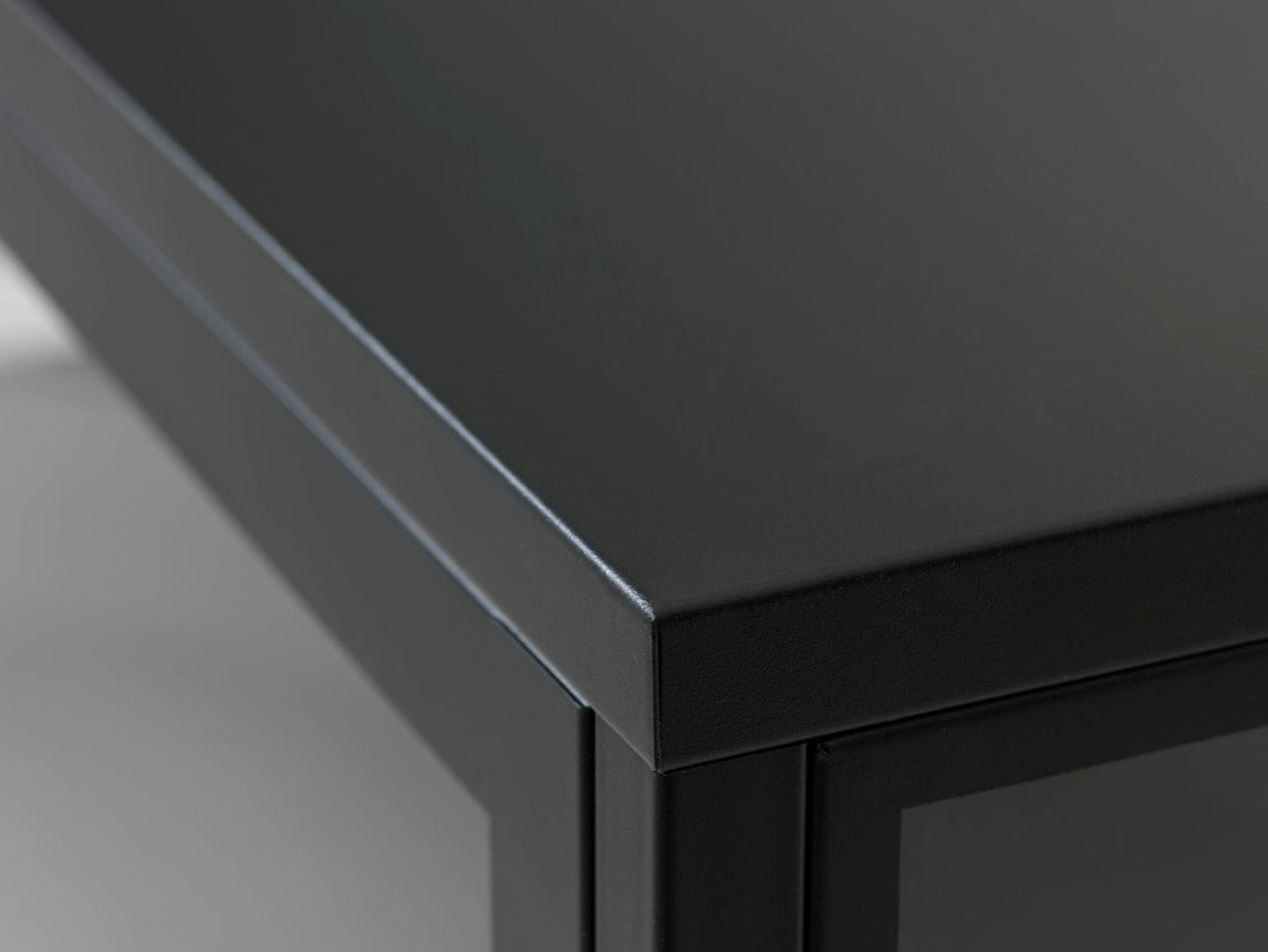 Carmel Display Low Board Cabinet in Black