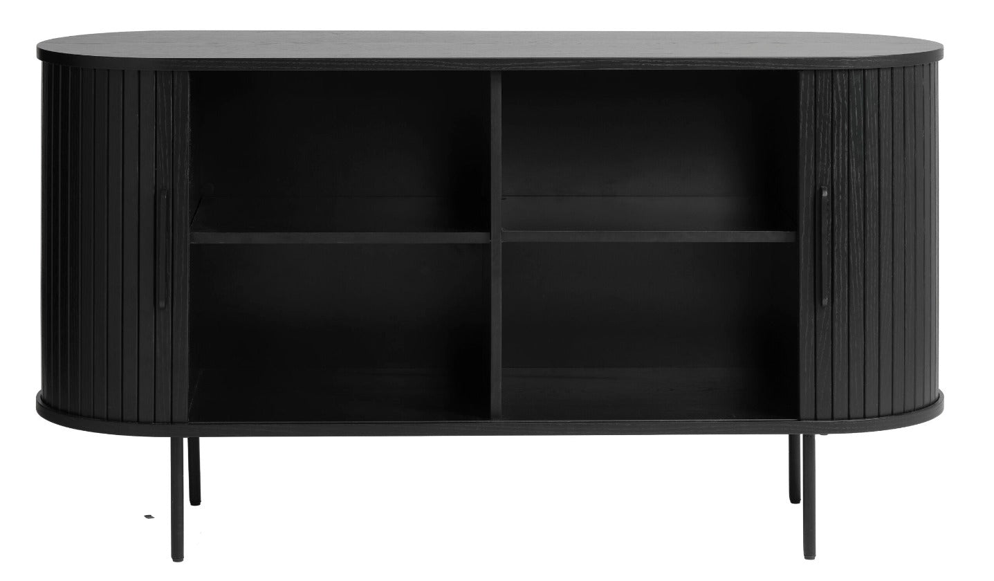 Nola Stylish Sideboard Cabinet  in Black Oak