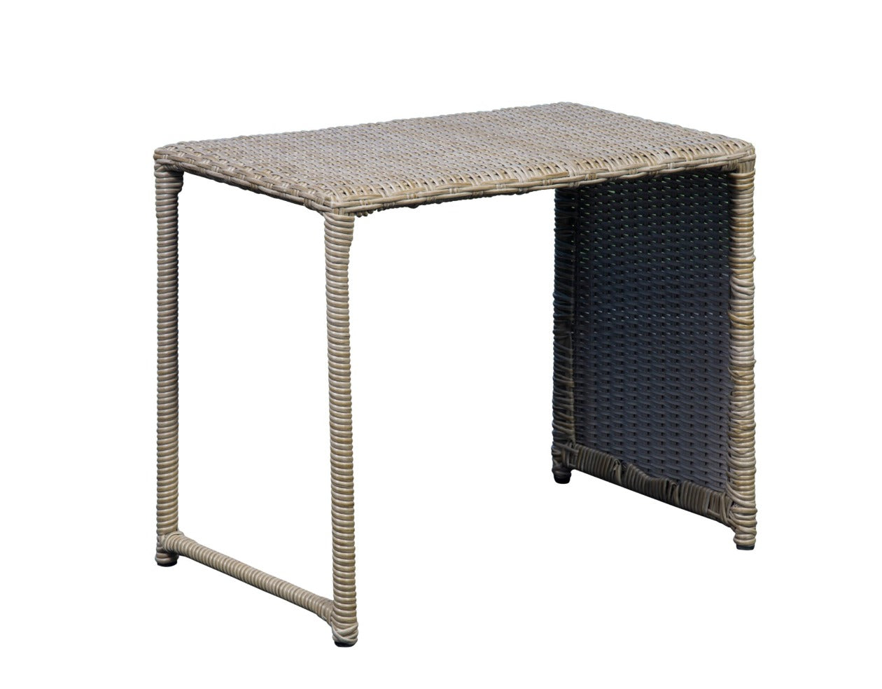 Outdoor 5 Piece Sofa Set Brown Wicker