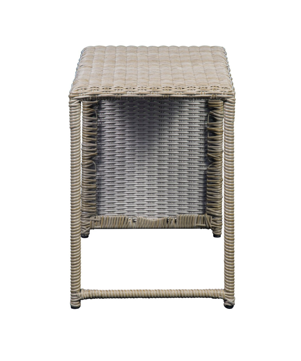 Outdoor 5 Piece Sofa Set Brown Wicker