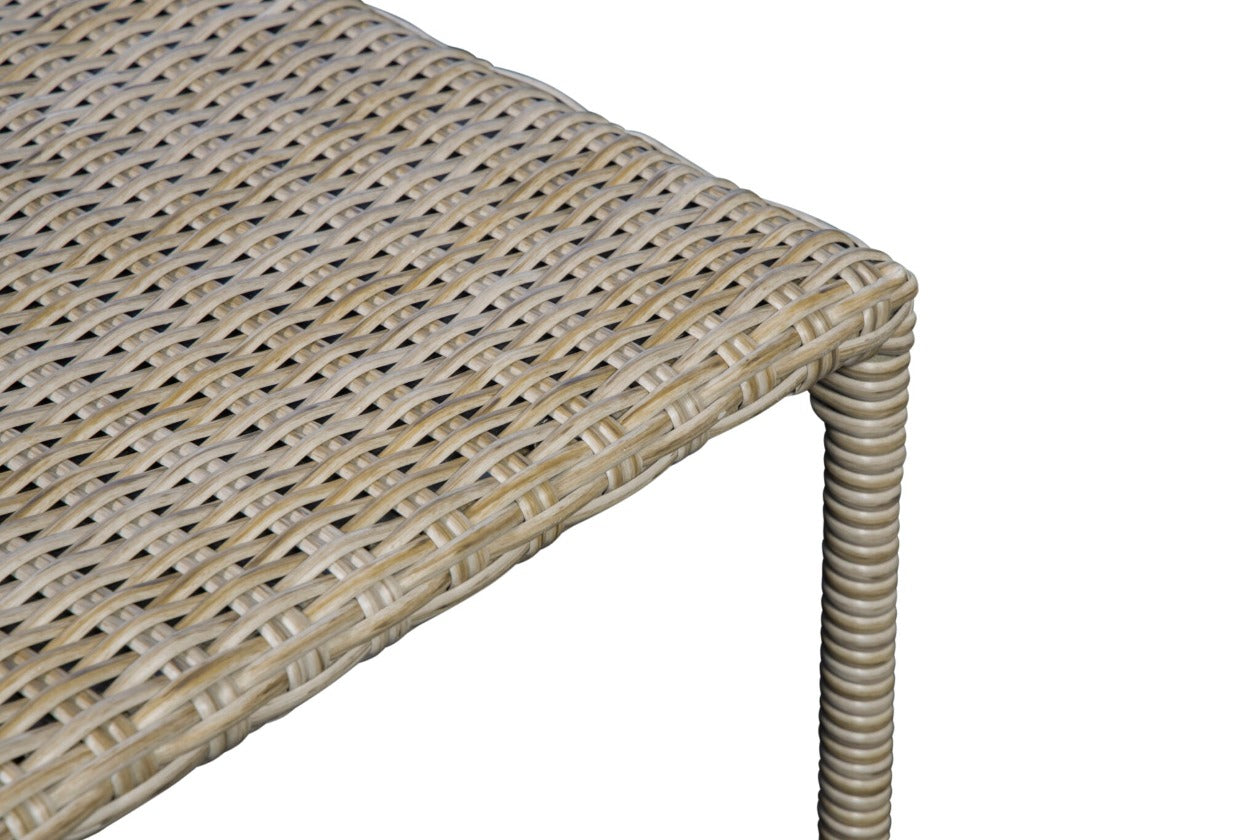 Outdoor 5 Piece Sofa Set Brown Wicker