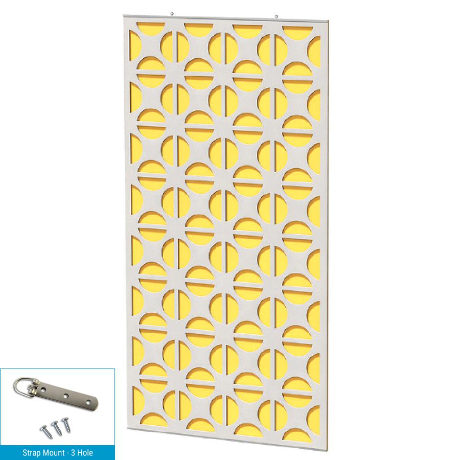 EchoDeco 85% Acoustic Wall Panel Divider  47"W X 47"H