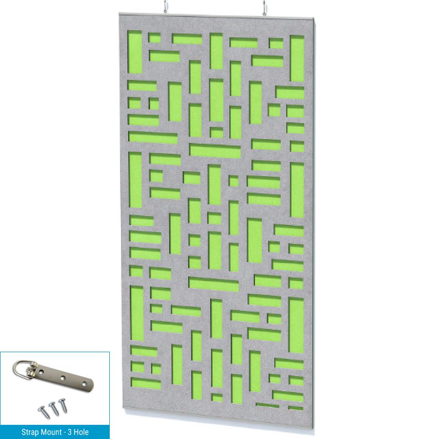 EchoDeco 85% Acoustic Wall Panel Divider  47"W X 47"H