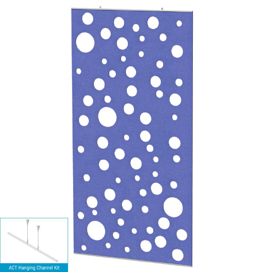 EchoDeco 85% Acoustic Wall Panel Divider  47"W X 47"H