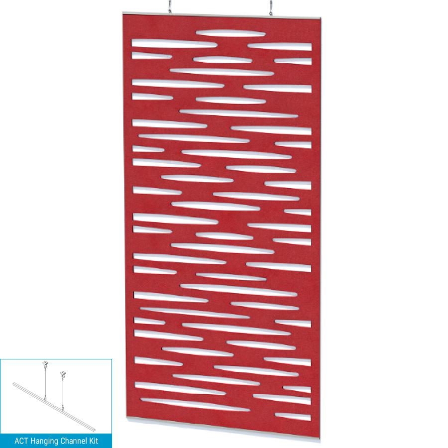 EchoDeco 85% Acoustic Wall Panel Divider  47"W X 47"H