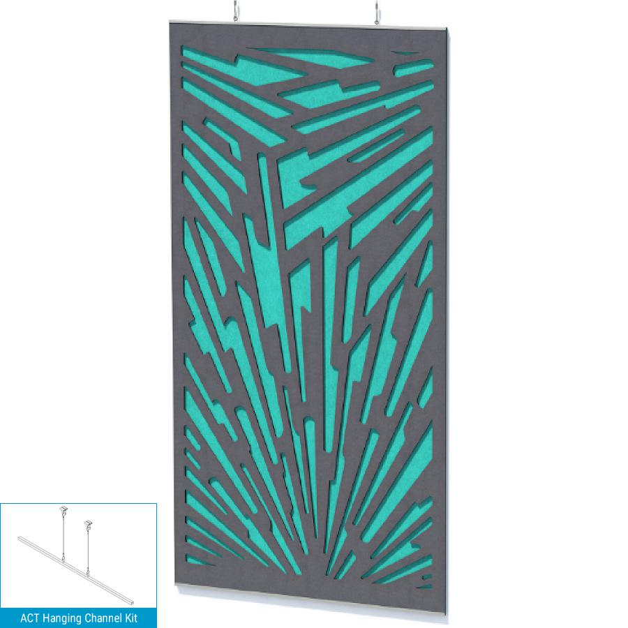 EchoDeco 85% Acoustic Wall Panel Divider  47"W X 47"H