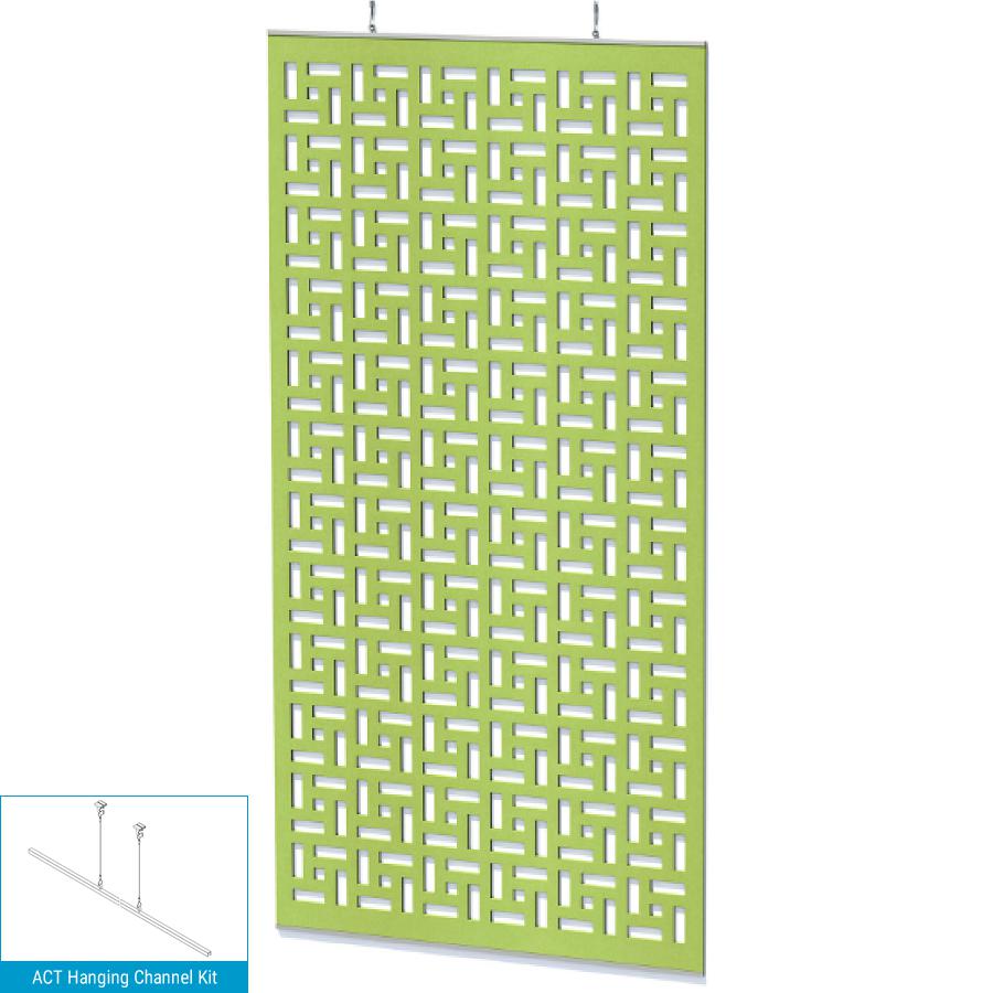 EchoDeco 85% Acoustic Wall Panel Divider  47"W X 47"H