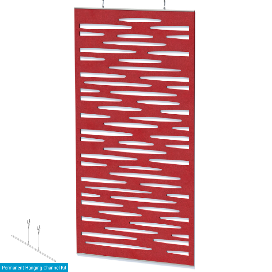 EchoDeco 85% Acoustic Wall Panel Divider  47"W X 47"H