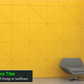 Echodeco Acoustic Wall Tiles  23.5"W x 23.5"H (Qty 8)