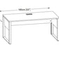 Kalmar Office Desk  w/ USB and Power Outlets 63" & 71"