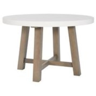 Mills Round and Rectangle Dining Table Concrete Top