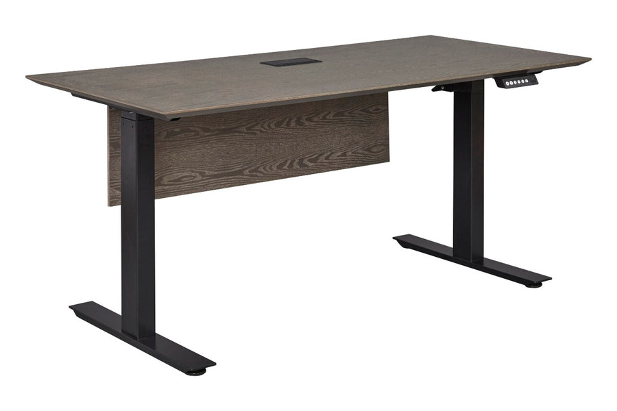 Oslo Electric Standing Desk 71 in Grey