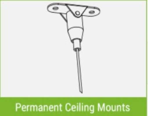 Echodeco 3/4" Acoustic Ceiling Baffles-Angle Design 48-96"W