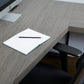 Stavanger Crescent Desk 71" in Dark Grey