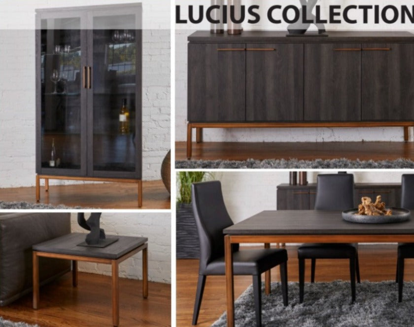 Lucius Coffee Table in Grey Ash 47"