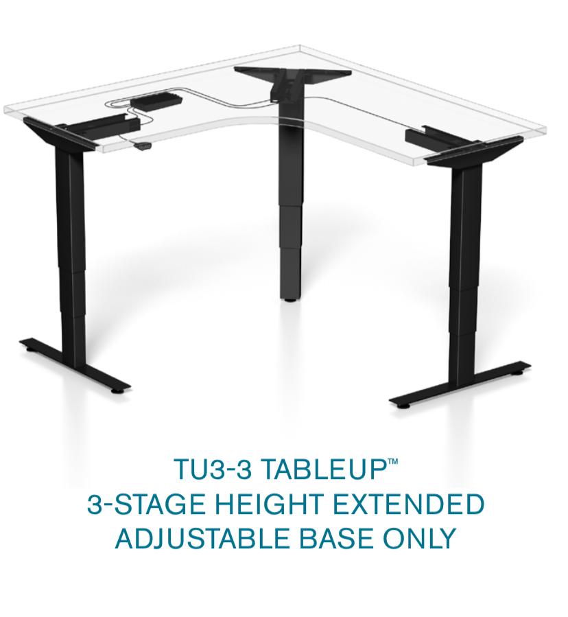 TableUp 90 Degree Programmable Adjustable Desk 66" to 84"W