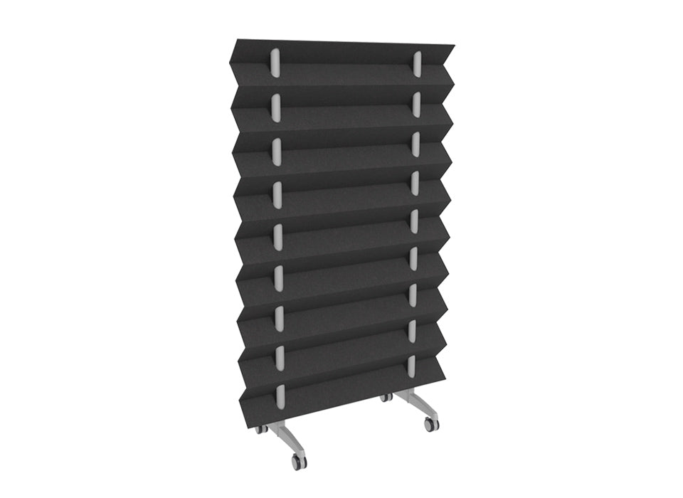 Zag Wall 85% Acoustic Panel Mobile Divider 36-60"W