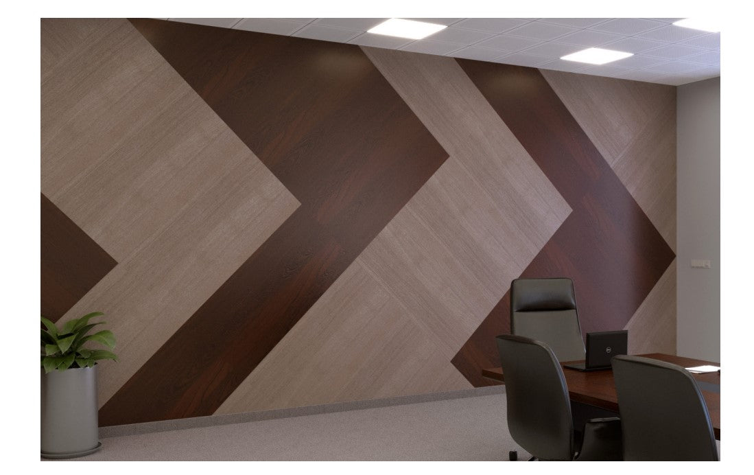 EchoDeco Acoustic Panel Woodgrain Tiles