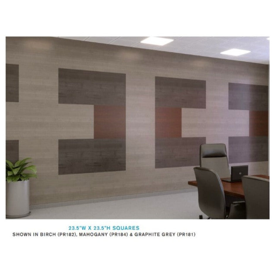 EchoDeco Acoustic Panel Woodgrain Tiles