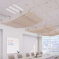 Echodeco Acoustic Ceiling Baffles 3/4" Thick 48"W x 60"D - EGYR Desk