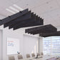 Echodeco Acoustic Ceiling Baffles 3/4" Thick 48"W x 60"D - EGYR Desk