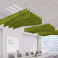 Echodeco Acoustic Ceiling Baffles 3/4" Thickness 60"W x 48"D -egyr desk 