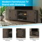 Charlotte Modern Farmhouse Barn Door Sideboard