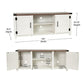 Charlotte Modern Farmhouse Barn Door Sideboard
