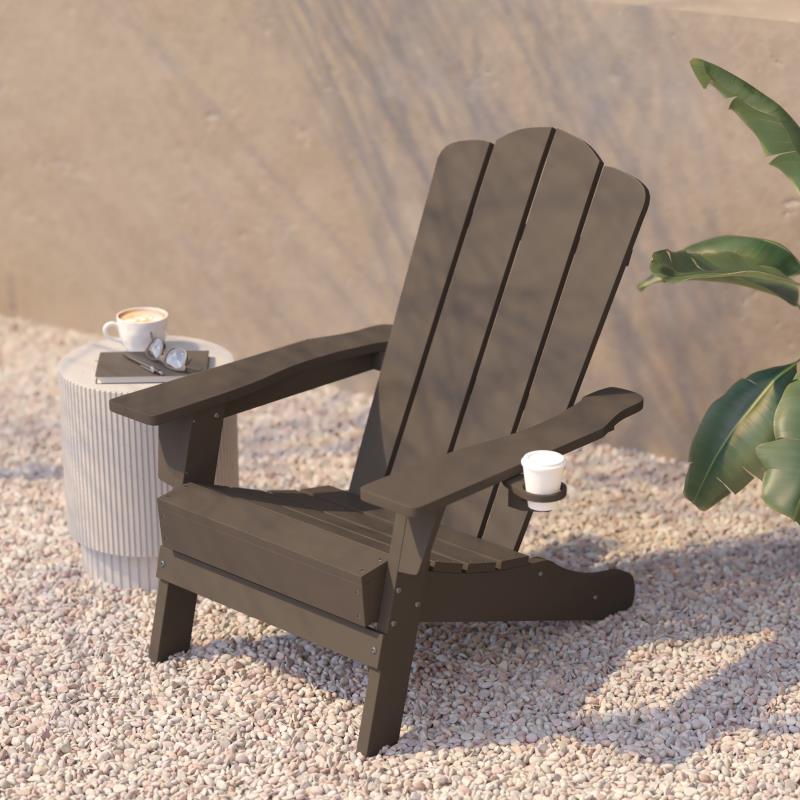 Newport Adirondack Patio Chair with Cupholder