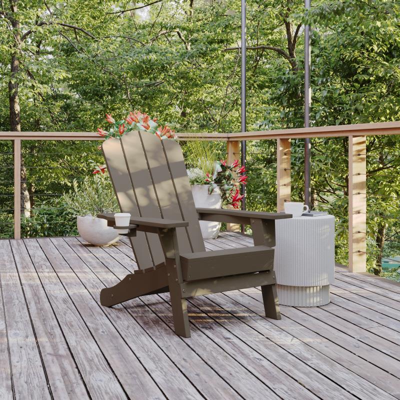 Newport Adirondack Patio Chair with Cupholder