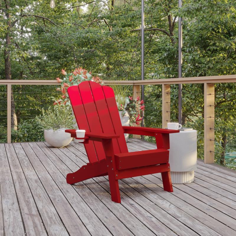 Newport Adirondack Patio Chair with Cupholder