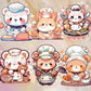 Cute Cooks Decal Sticker Collection