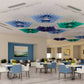 EchoDeco Acoustic Ceiling CreSHHendo Baffle - Sound Absorb Panel