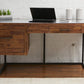 Elbert Home Office Desk 63" in Walnut