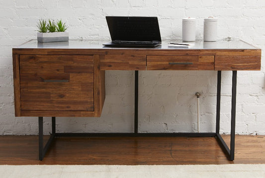 Elbert Home Office Desk 63" in Walnut