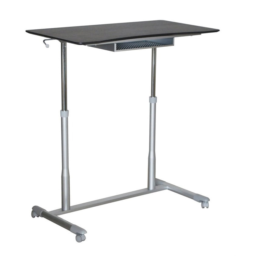 Pneumatic Mobile Adjustable Height Desk with Storage 205