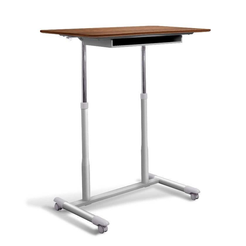 Pneumatic Mobile Adjustable Height Desk with Storage 205
