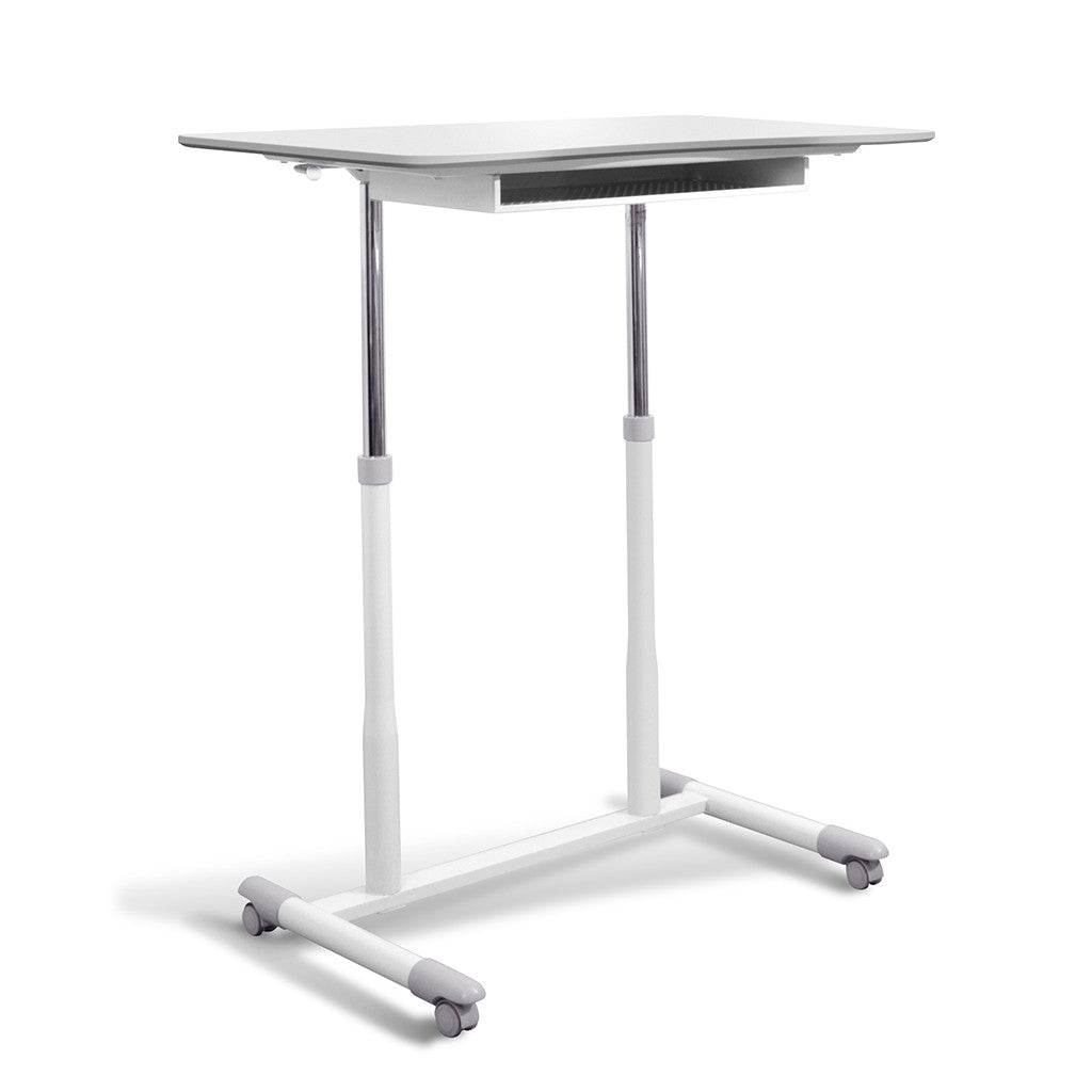  205 Pneumatic Mobile Adjustable Height Desk 