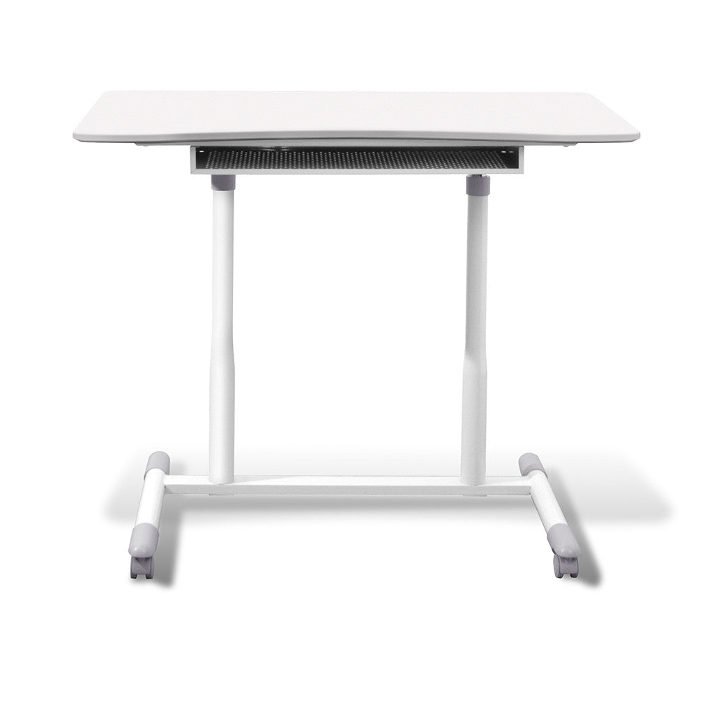  205 Pneumatic Mobile Adjustable Height Desk with Storage 