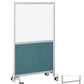 Duplex Wall Room Divider Modular Panels | Clear & Frosted Acrylic
