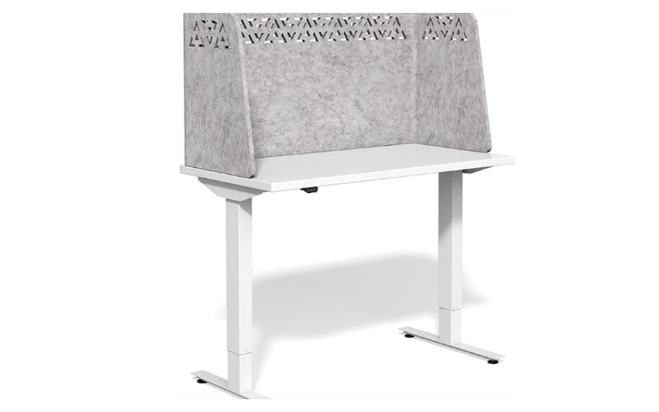 EchoWrap Enclave 90% Acoustic Desk Divider U- Panel