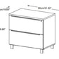 Kalmar 2-Drawer Lateral Filing Cabinet 32"W x 29"H