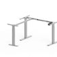 Kalmar 90 Degree Right Corner Standing Desk  Grey