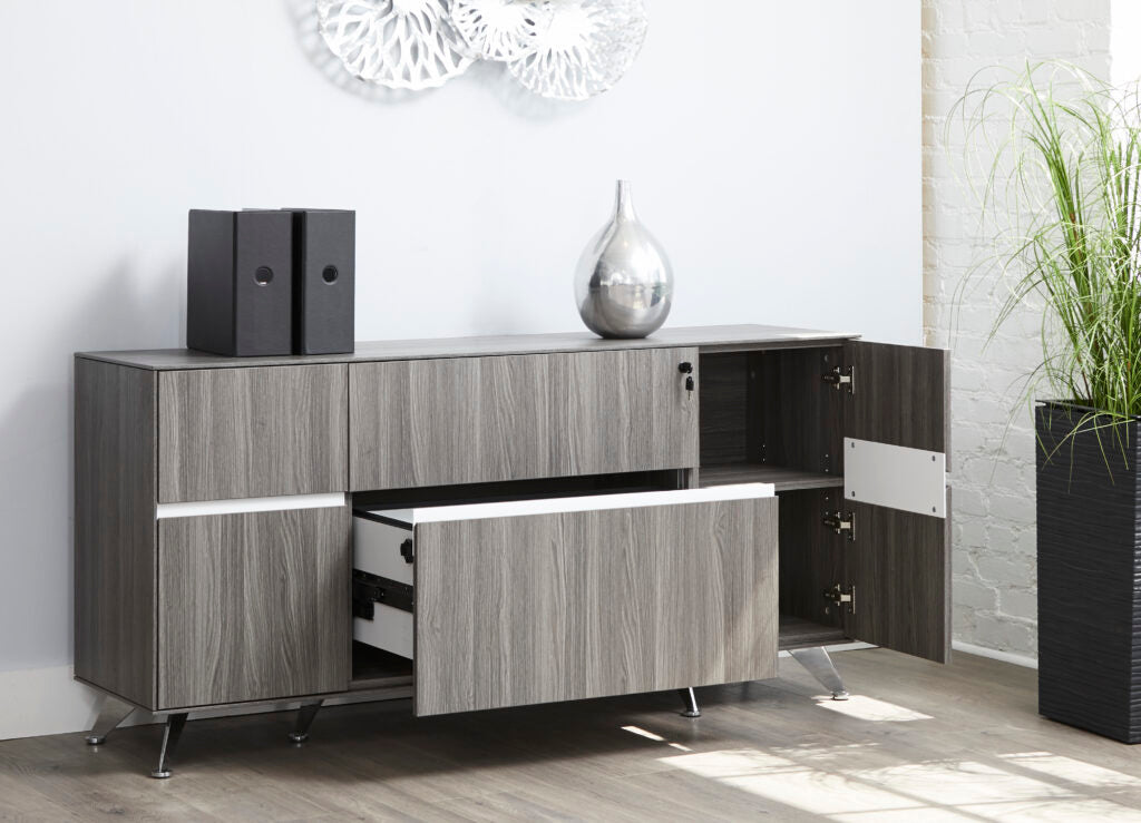 350 Filing Storage Credenza in Grey  63x32"