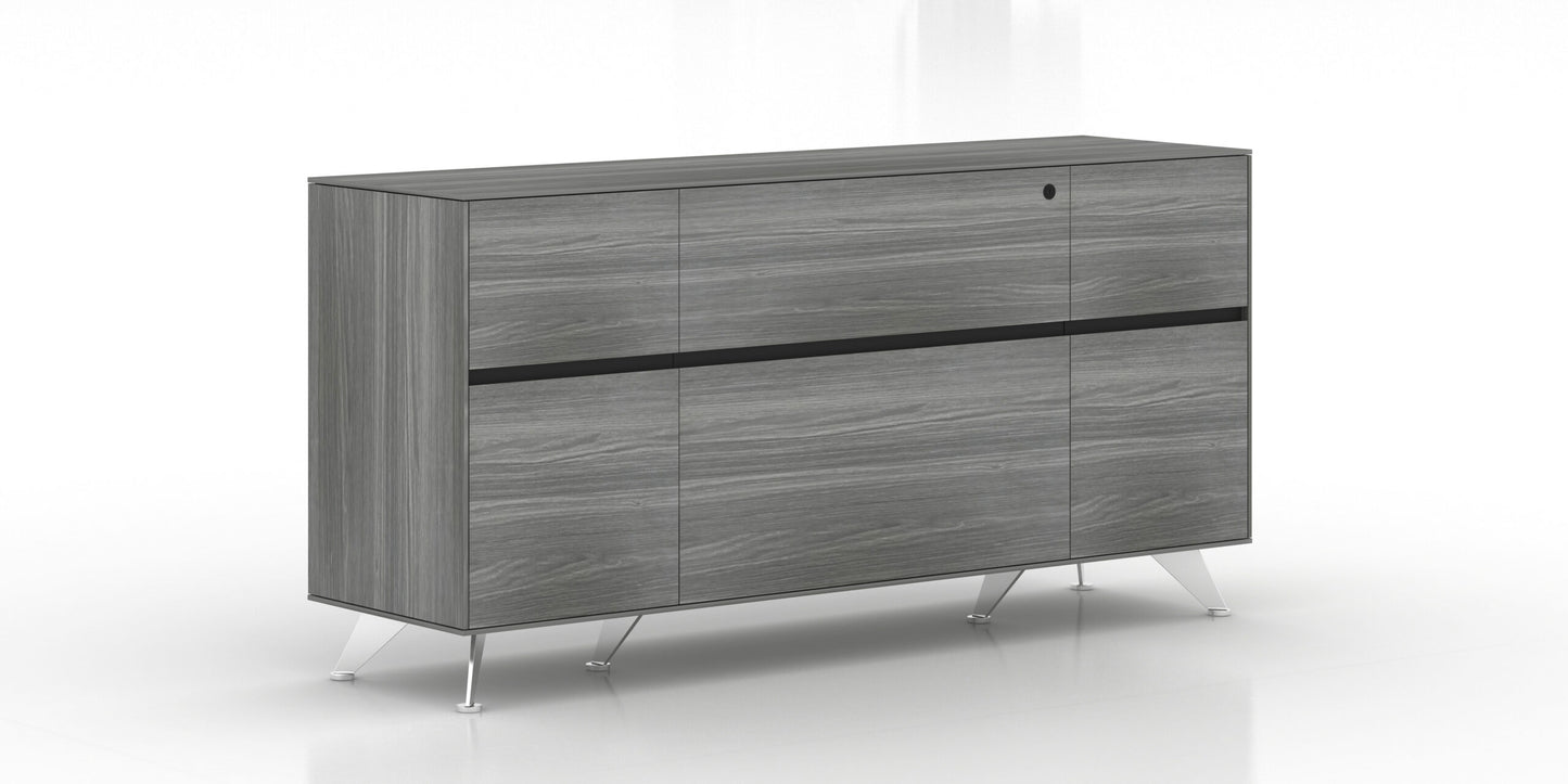 350 Filing Storage Credenza in Grey  63 x 32"