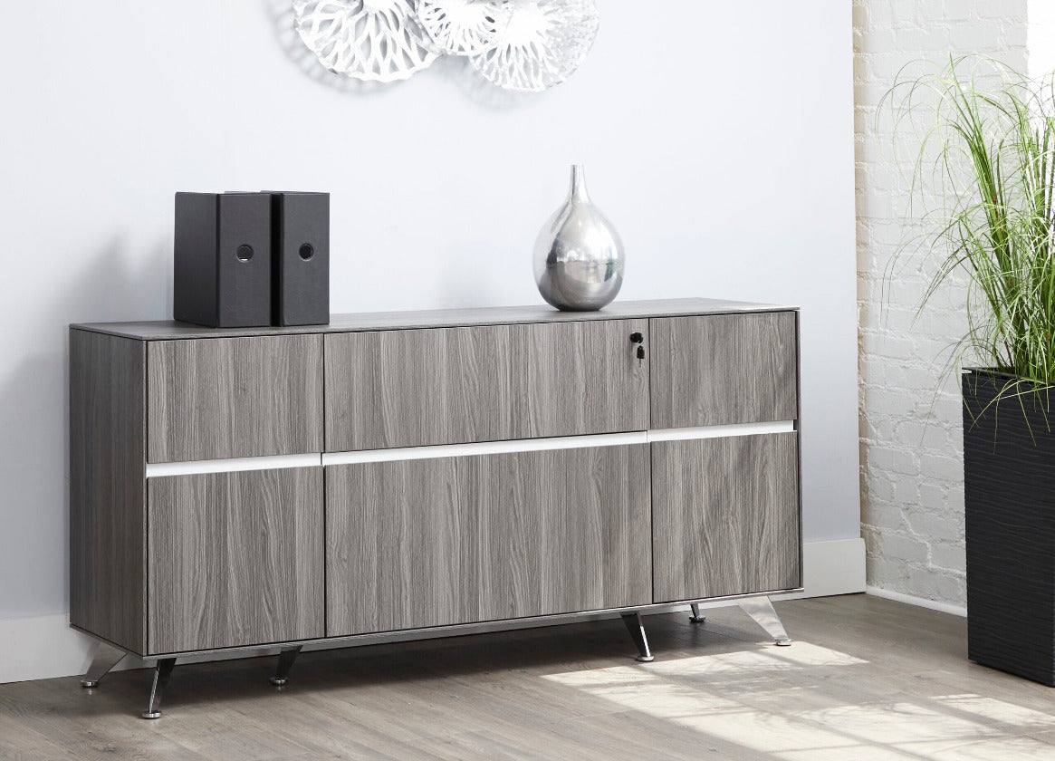 350 Filing Storage Credenza in Grey  63x32"