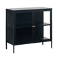 Carmel Sideboard in Black Glass Door