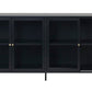Carmel Sideboard in Black Glass Door