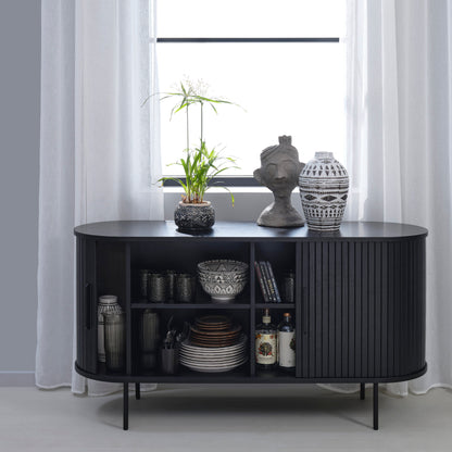 Nola Sideboard Cabinet  in Black Oak